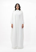 Minimalist button-front maxi dress
