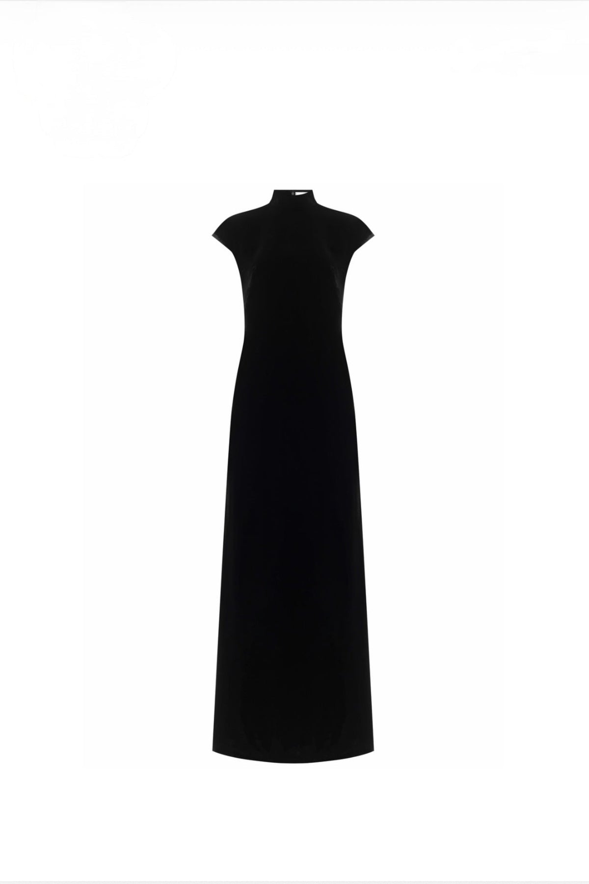 Sleeveless high-neck maxi dress